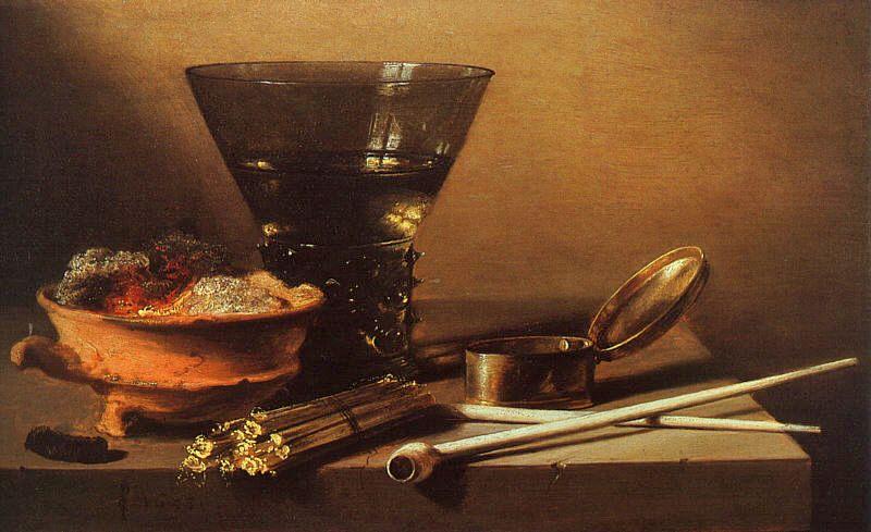 Petrus Christus Still Life with Wine and Smoking Implements oil painting picture